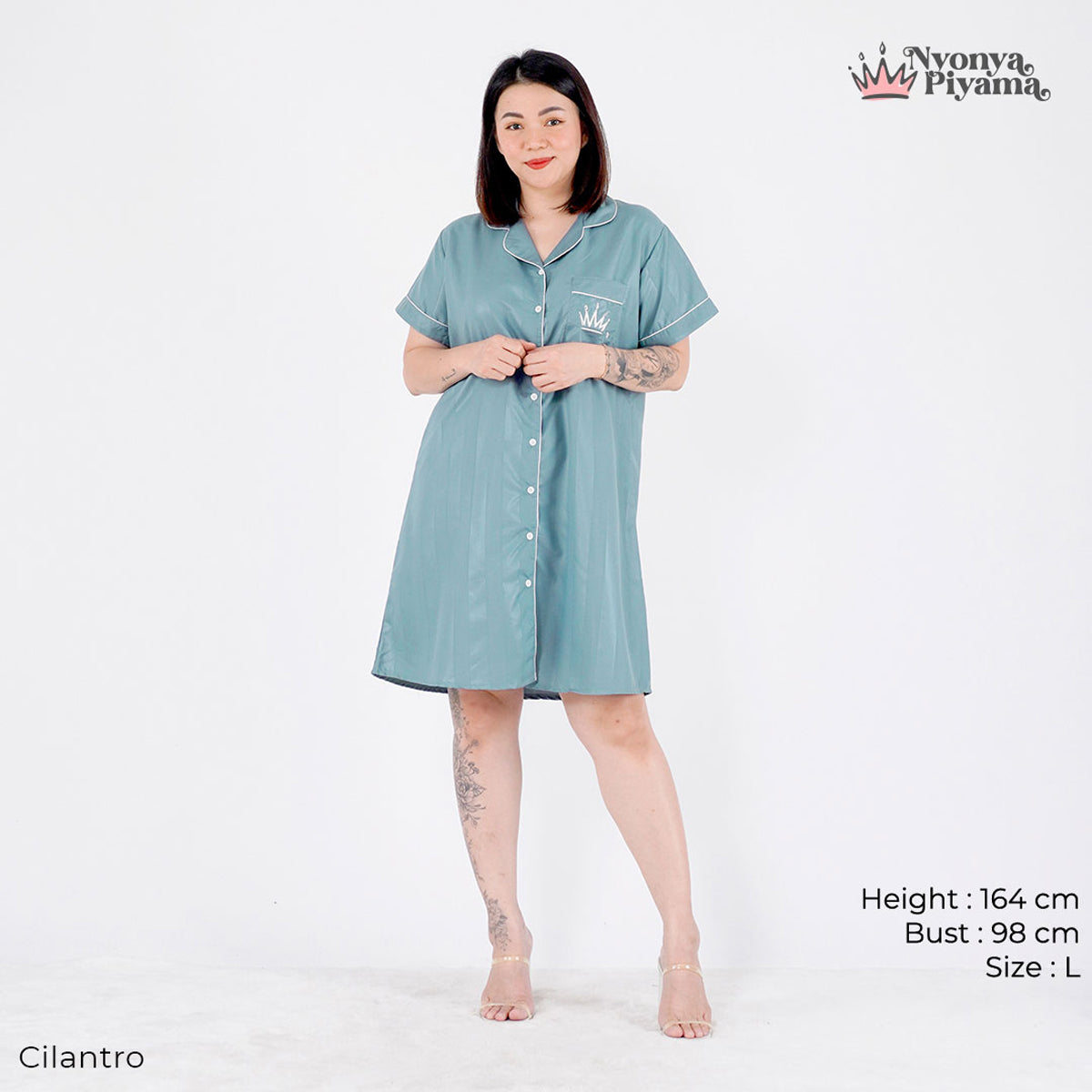 Herb Series - Piyama Set Dress/Daster