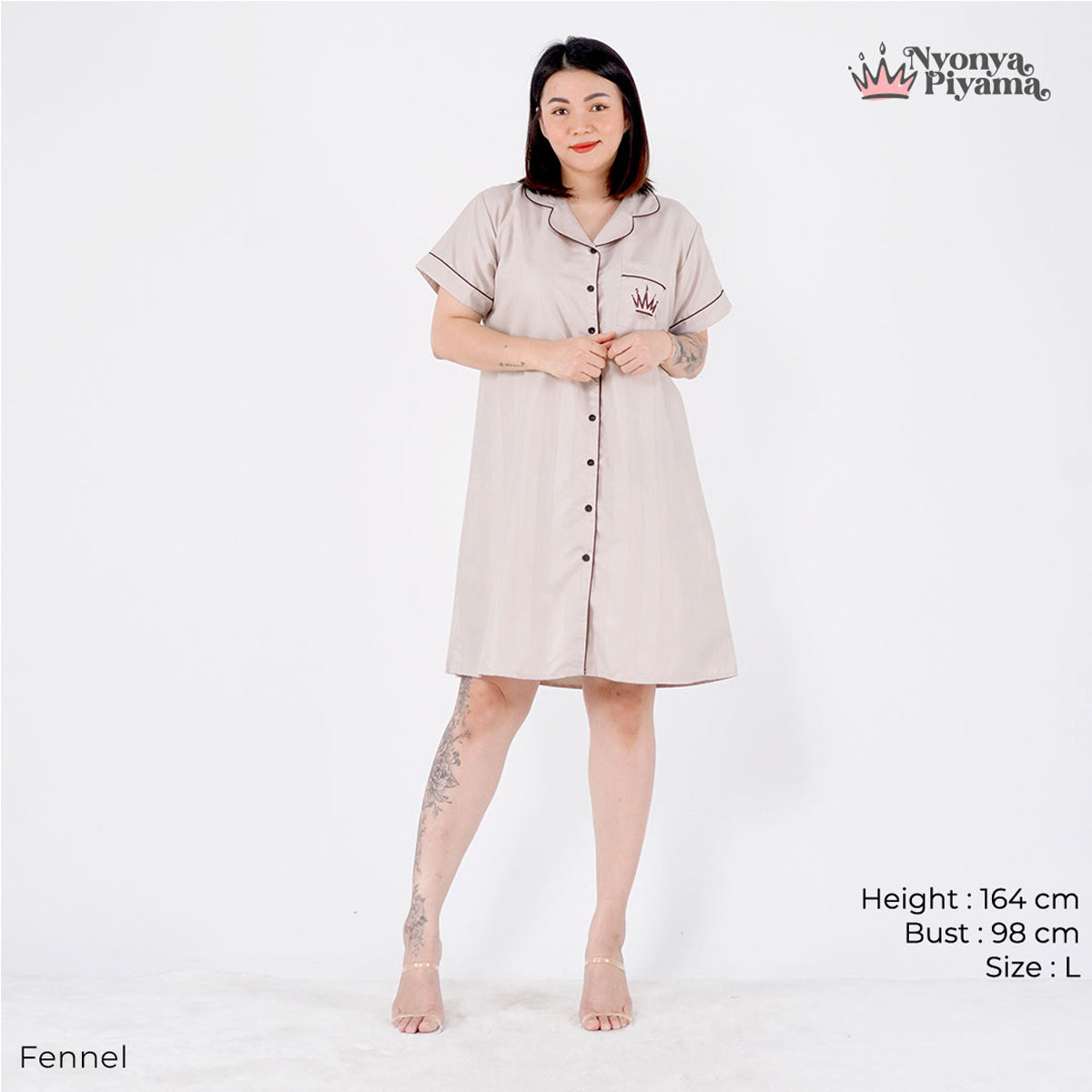 Herb Series - Piyama Set Dress/Daster