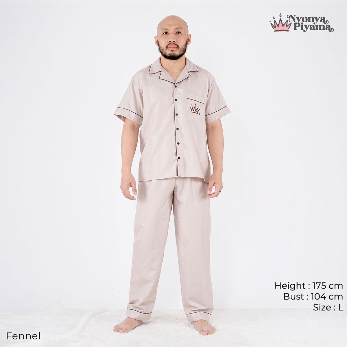 Herb Series - Piyama Pria Set Celana Panjang