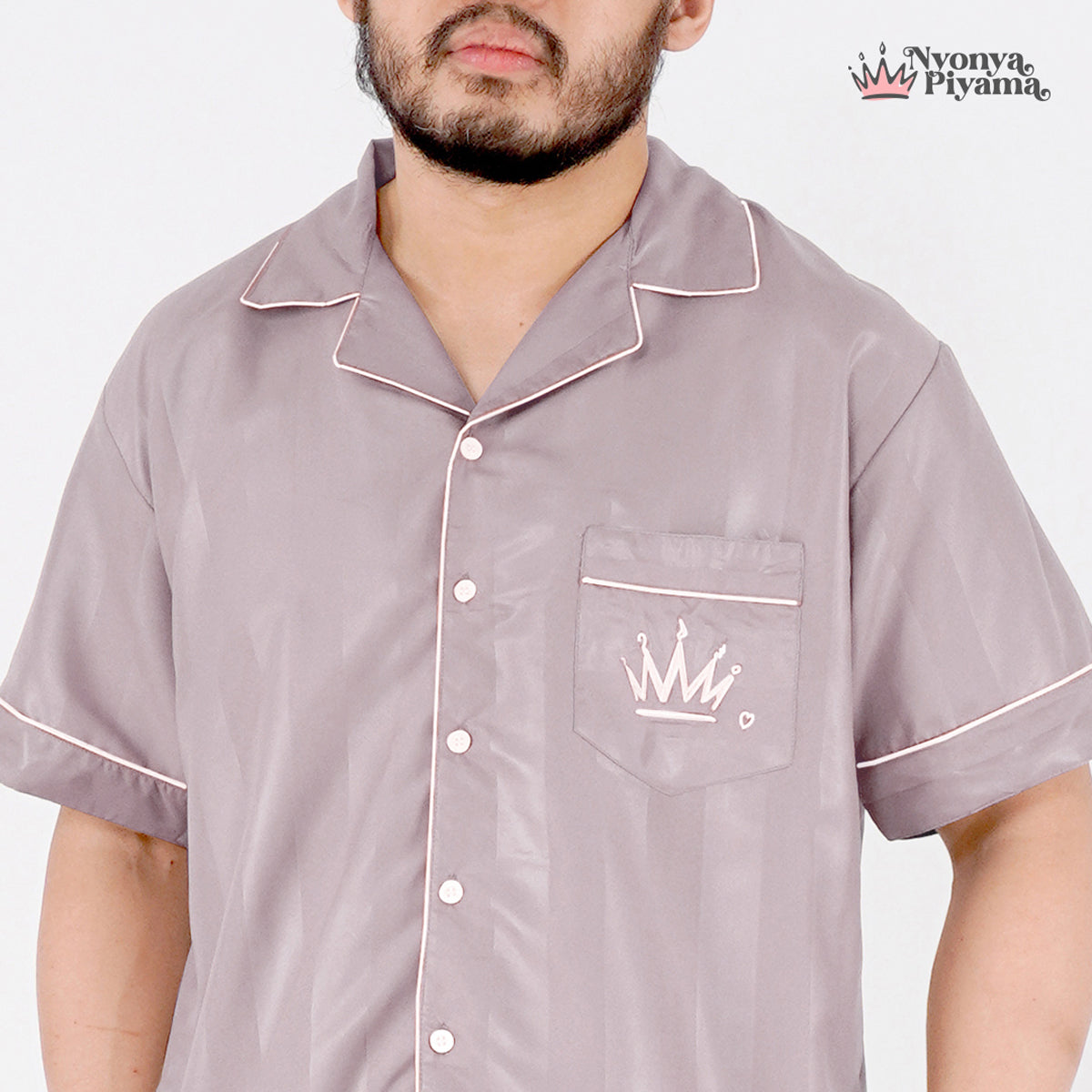Herb Series - Piyama Pria Set Celana Pendek