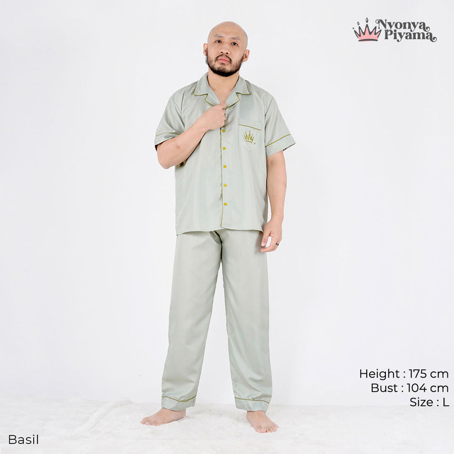 Herb Series - Piyama Pria Set Celana Panjang