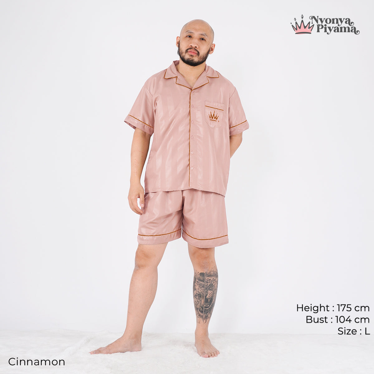 Herb Series - Piyama Pria Set Celana Pendek
