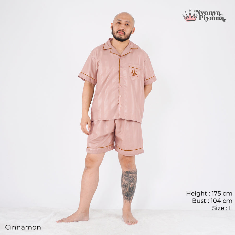 Herb Series - Piyama Pria Set Celana Pendek