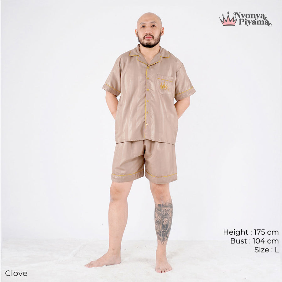 Herb Series - Piyama Pria Set Celana Pendek