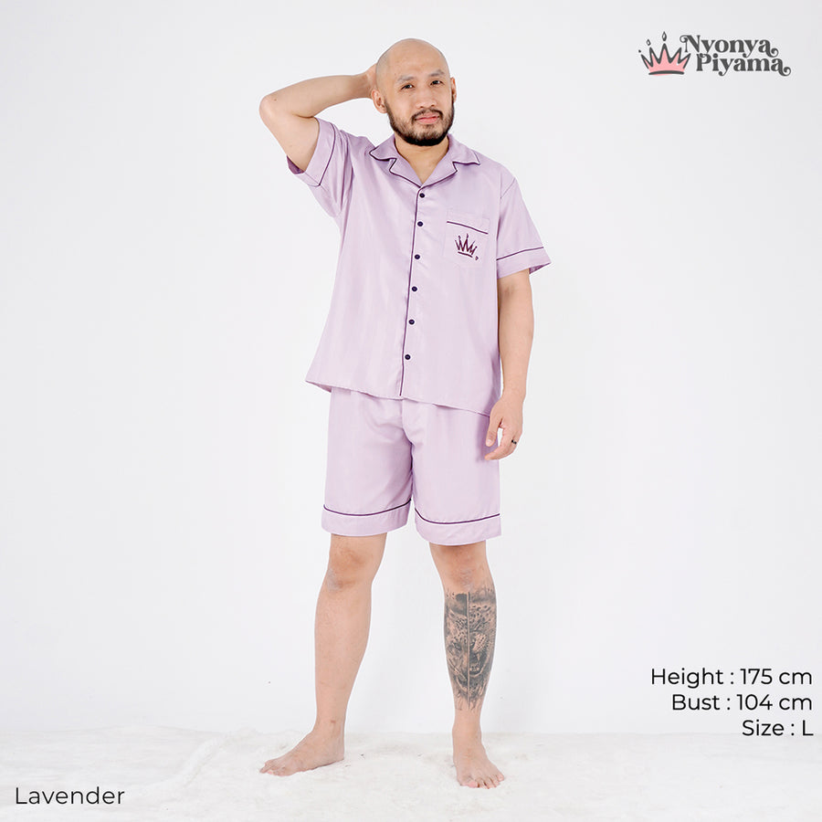 Herb Series - Piyama Pria Set Celana Pendek