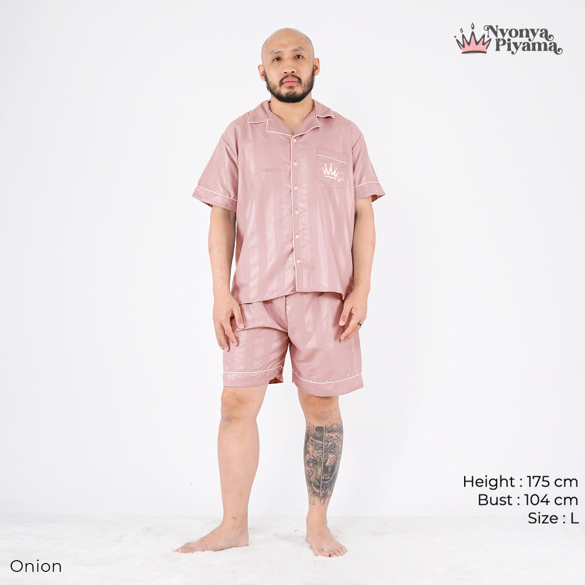 Herb Series - Piyama Pria Set Celana Pendek