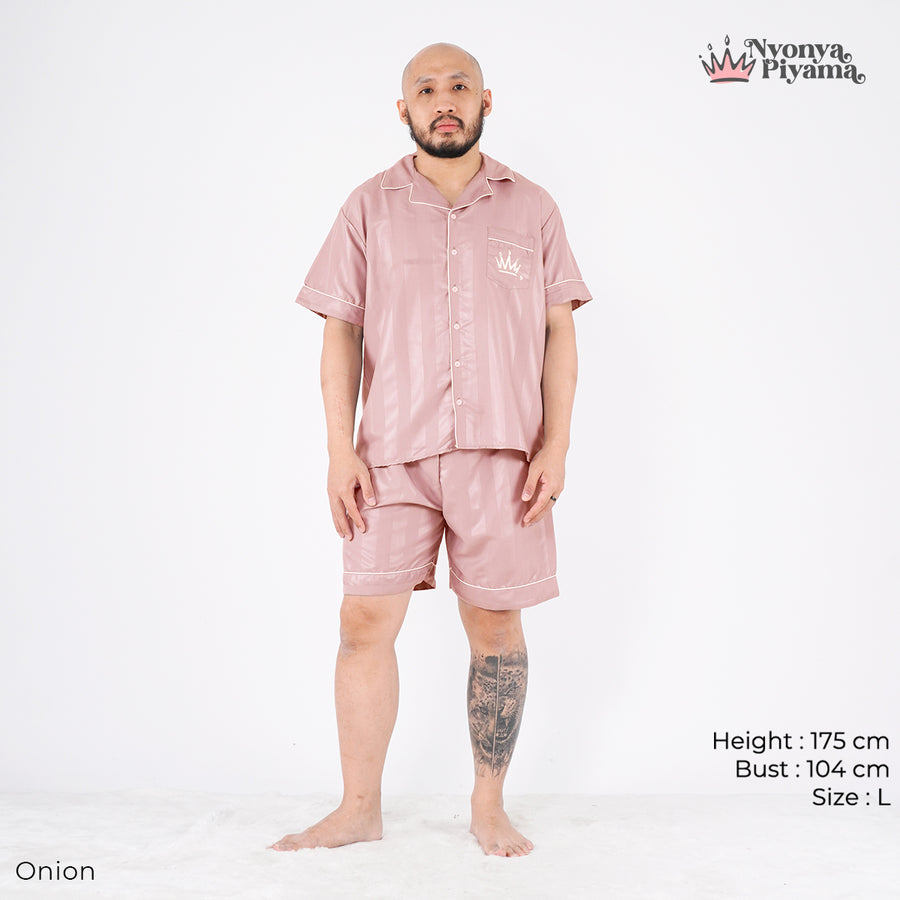 Herb Series - Piyama Pria Set Celana Pendek