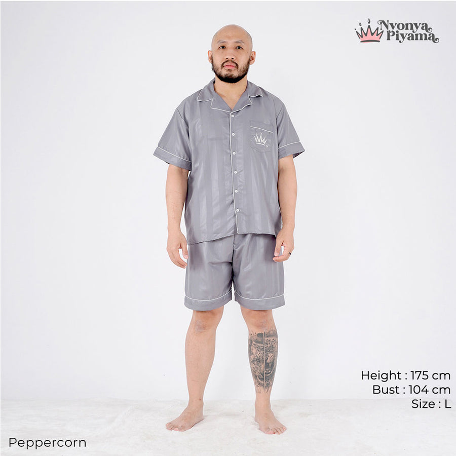 Herb Series - Piyama Pria Set Celana Pendek