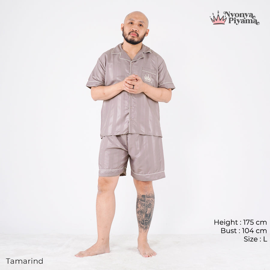 Herb Series - Piyama Pria Set Celana Pendek