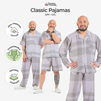Classic Katun Sion Choco - Piyama Pria Set