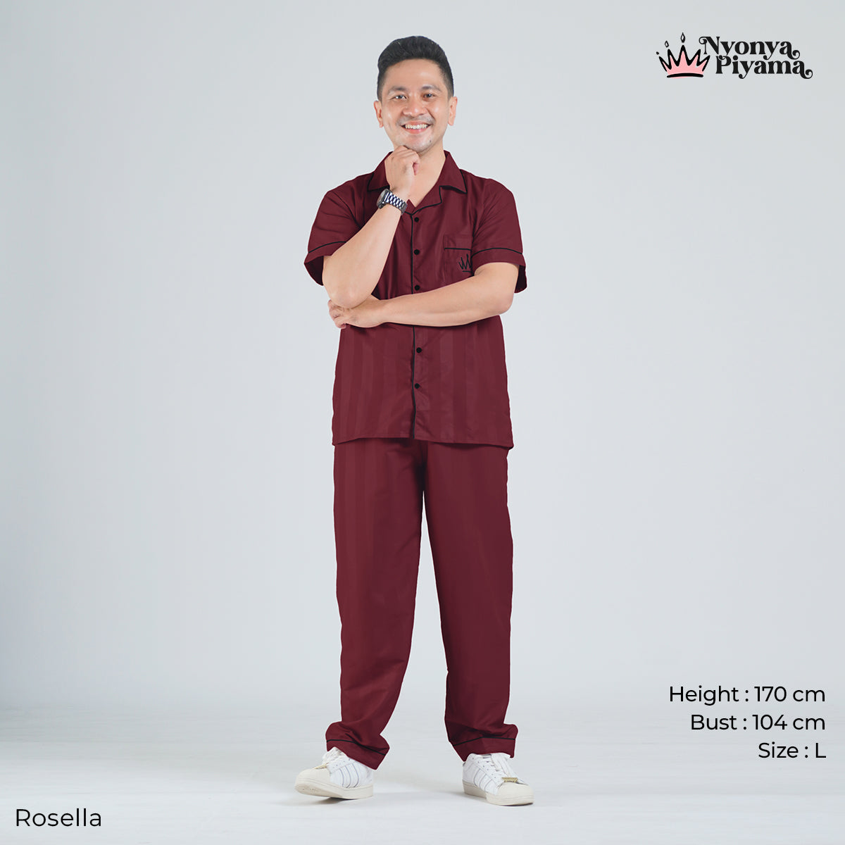 Herb Series - Piyama Pria Set Celana Panjang