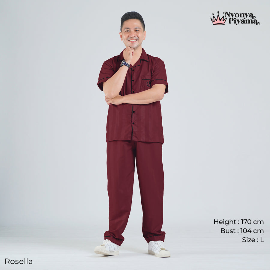 Herb Series - Piyama Pria Set Celana Panjang
