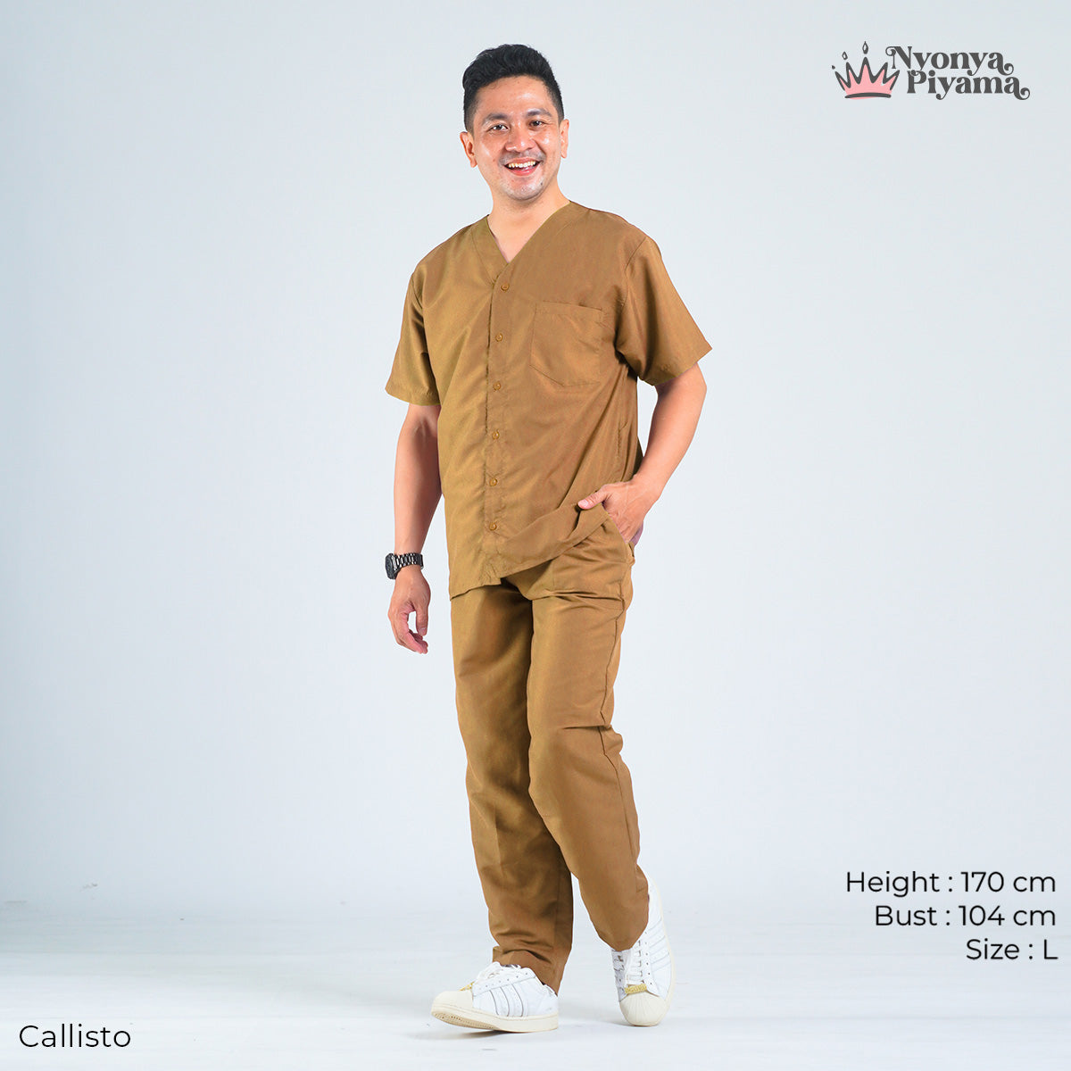 Cozy Series - Piyama Pria Set Celana Panjang