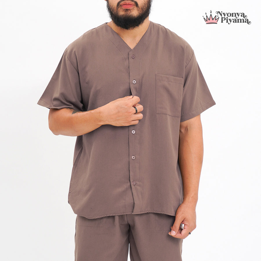 Cozy Series - Piyama Pria Set Celana Pendek