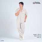 Classic Poly Rayon Robyn Series - Piyama Pria Set Celana Panjang