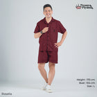 Herb Series - Piyama Pria Set Celana Pendek