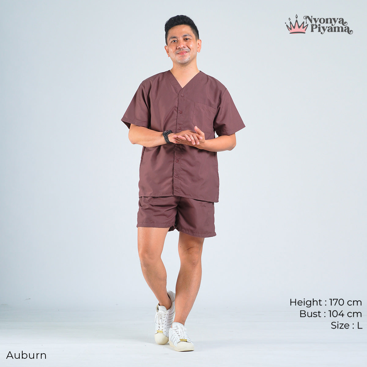 Cozy Series - Piyama Pria Set Celana Pendek
