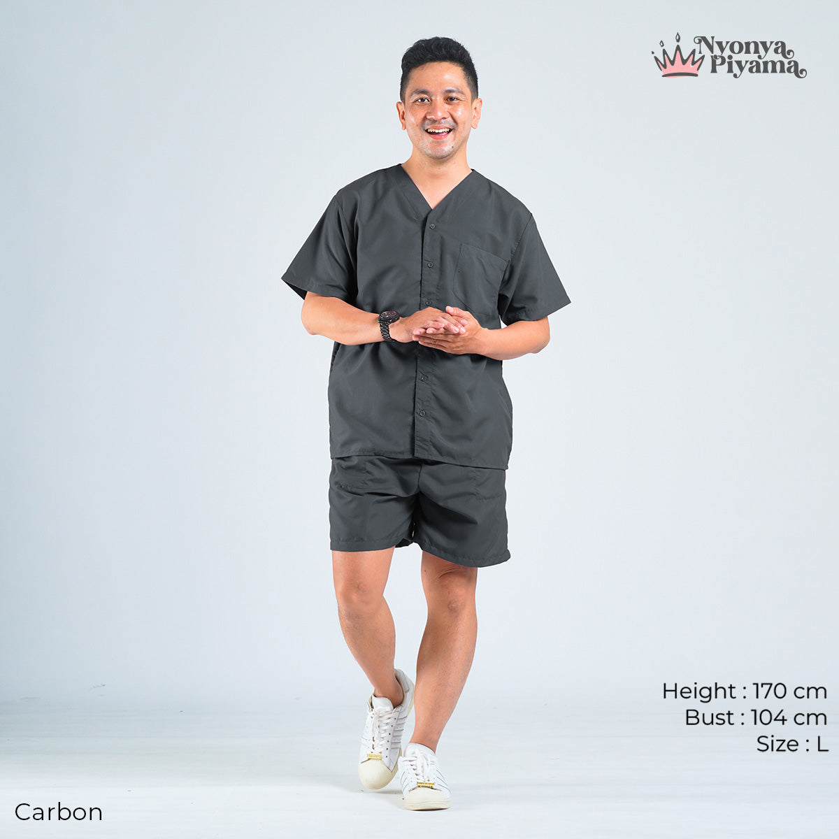 Cozy Series - Piyama Pria Set Celana Pendek