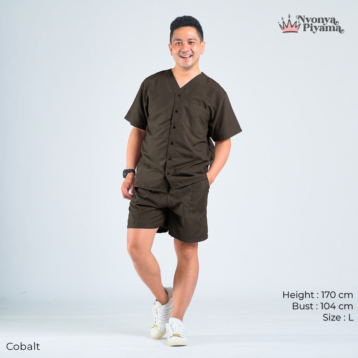 Cozy Series - Piyama Pria Set Celana Pendek