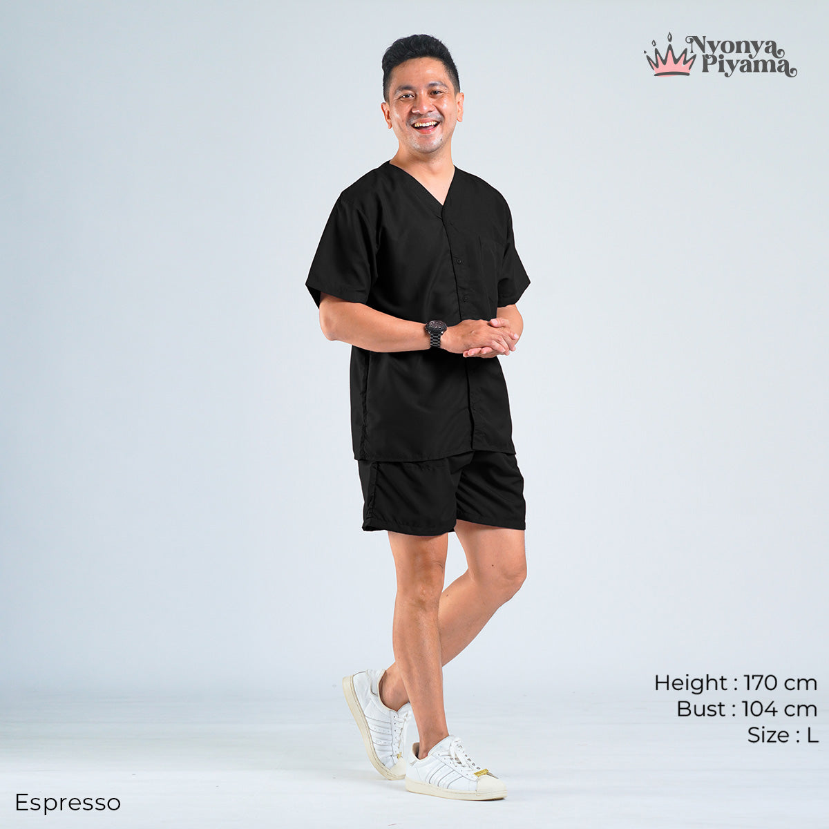 Cozy Series - Piyama Pria Set Celana Pendek