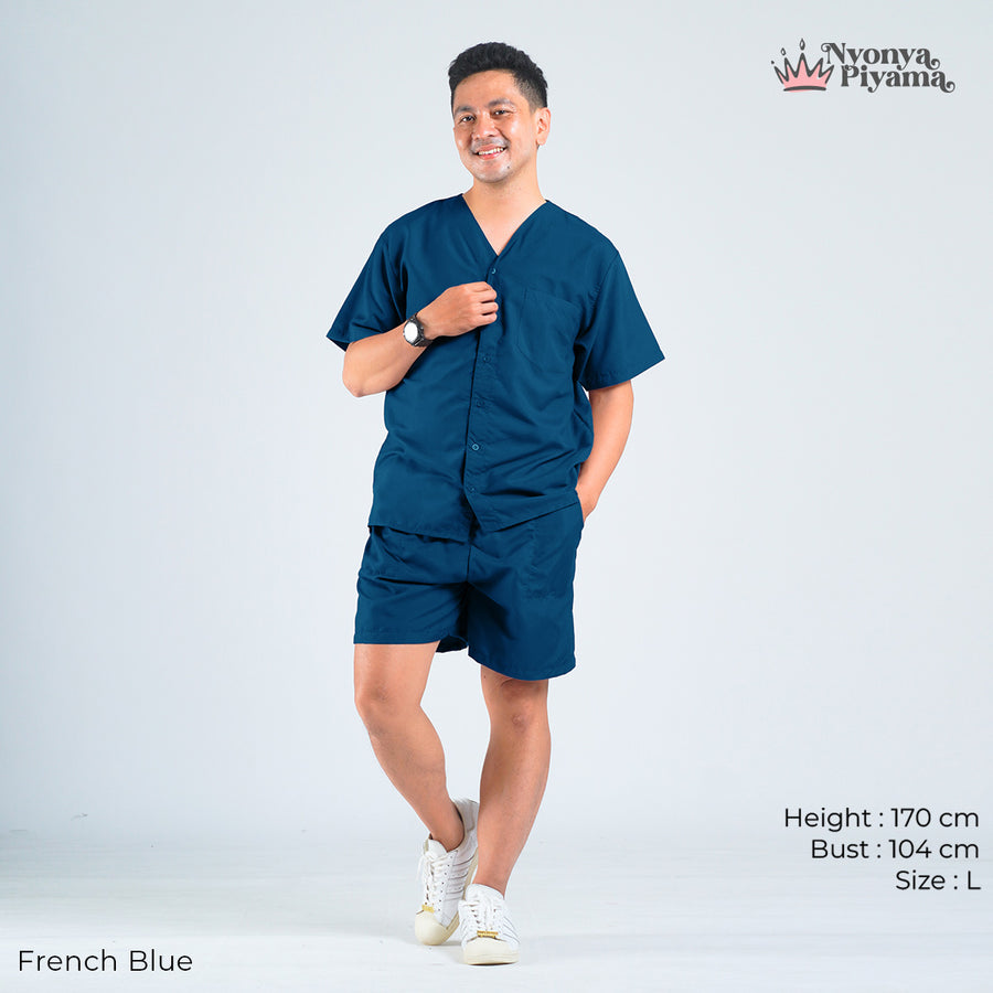 Cozy Series - Piyama Pria Set Celana Pendek