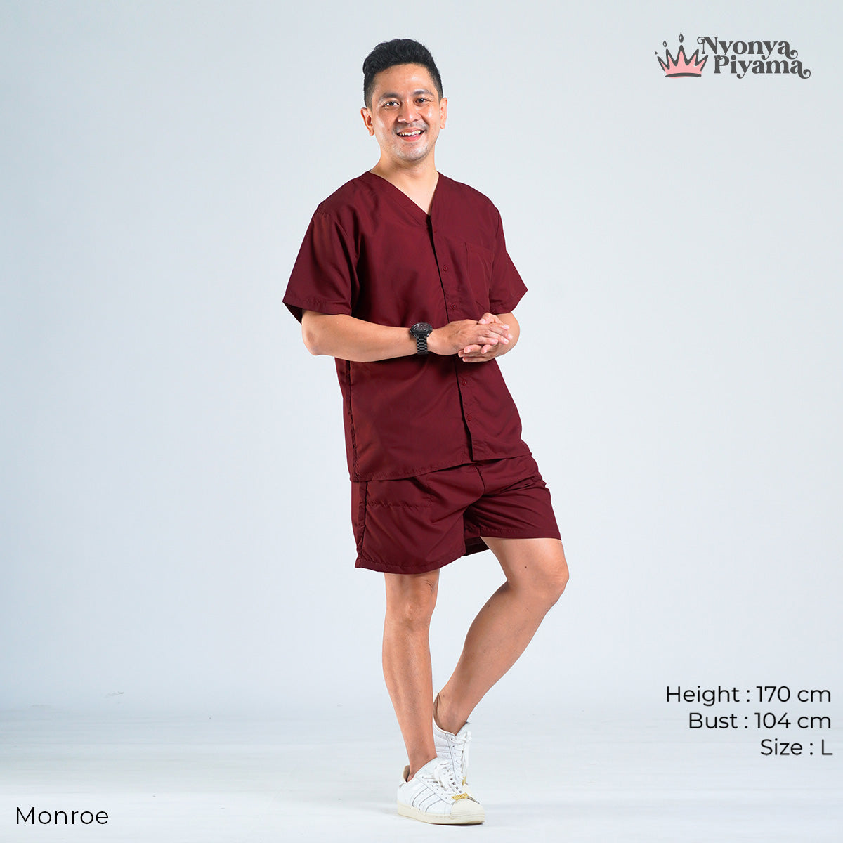 Cozy Series - Piyama Pria Set Celana Pendek