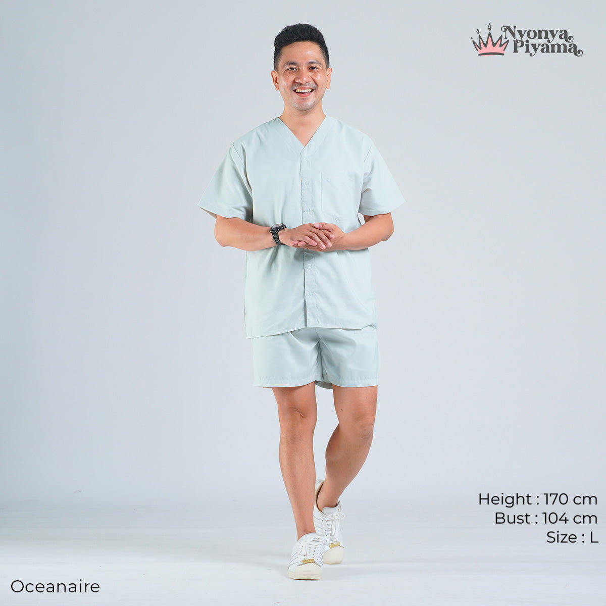 Cozy Series - Piyama Pria Set Celana Pendek