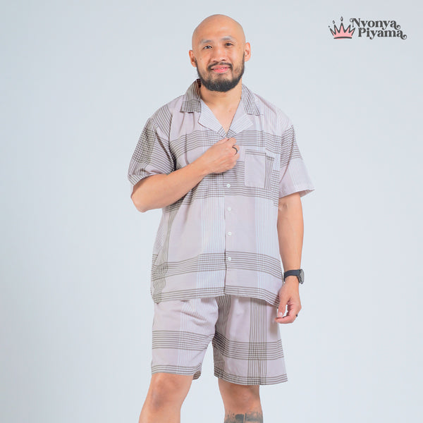 Classic Katun Sion Choco - Piyama Pria Set