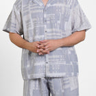 Classic Katun Deventer Grey - Piyama Pria Set