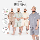 Herb Series - Piyama Pria Set Celana Pendek