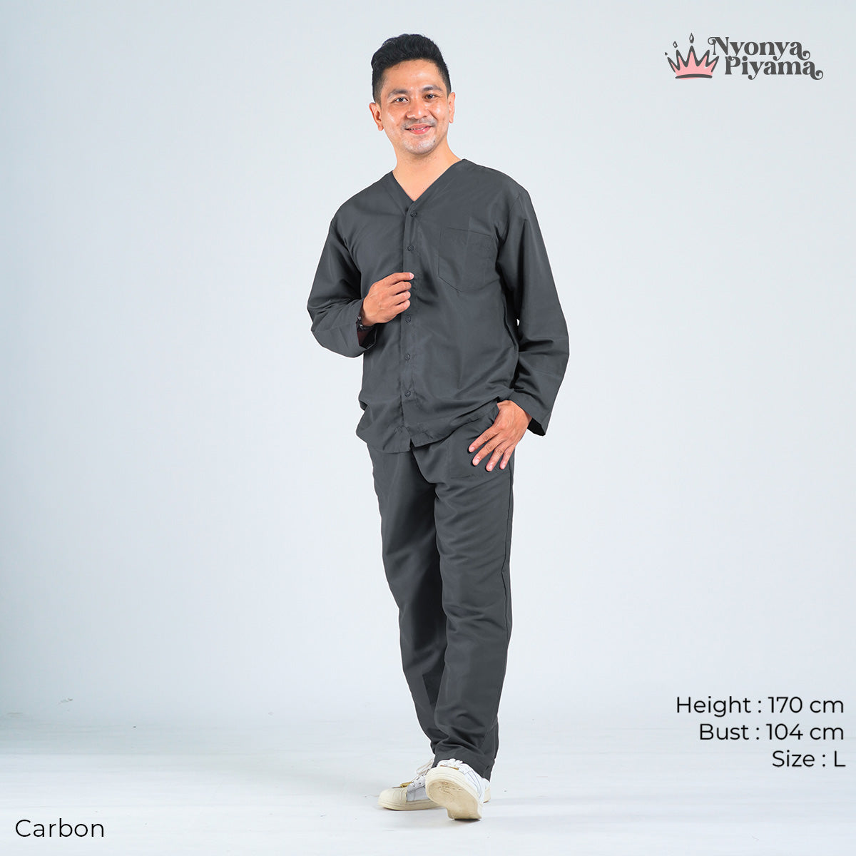 Cozy Series - Piyama Pria Set Lengan Panjang