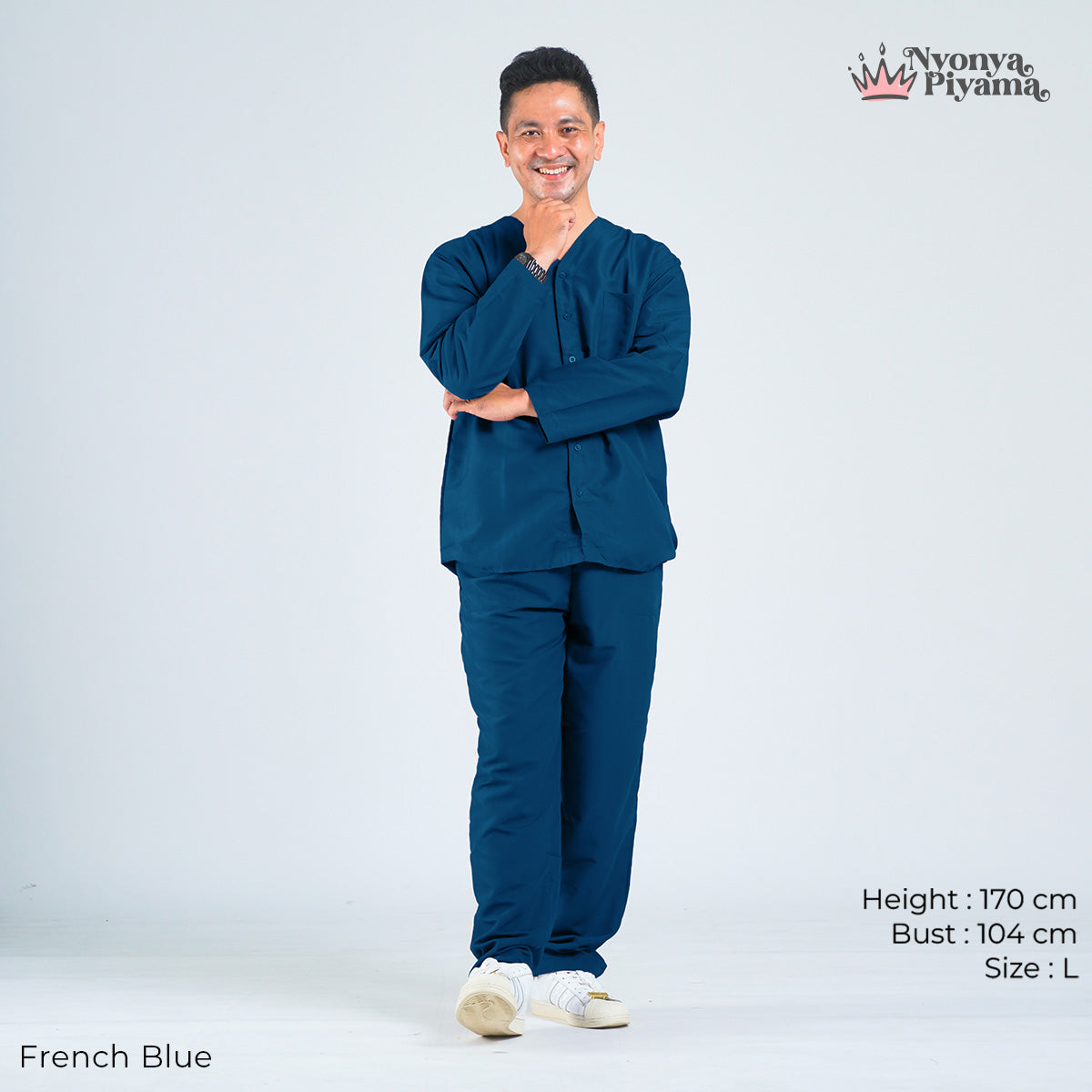 Cozy Series - Piyama Pria Set Lengan Panjang