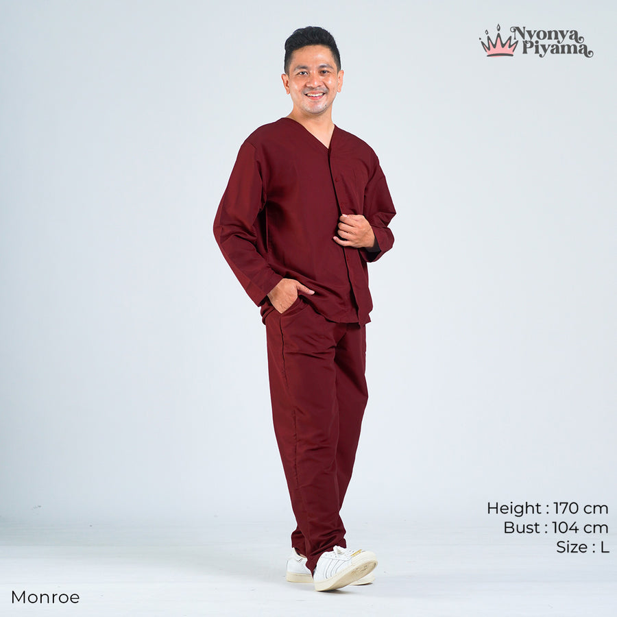 Cozy Series - Piyama Pria Set Lengan Panjang