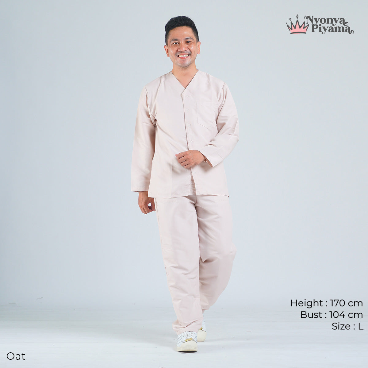 Cozy Series - Piyama Pria Set Lengan Panjang