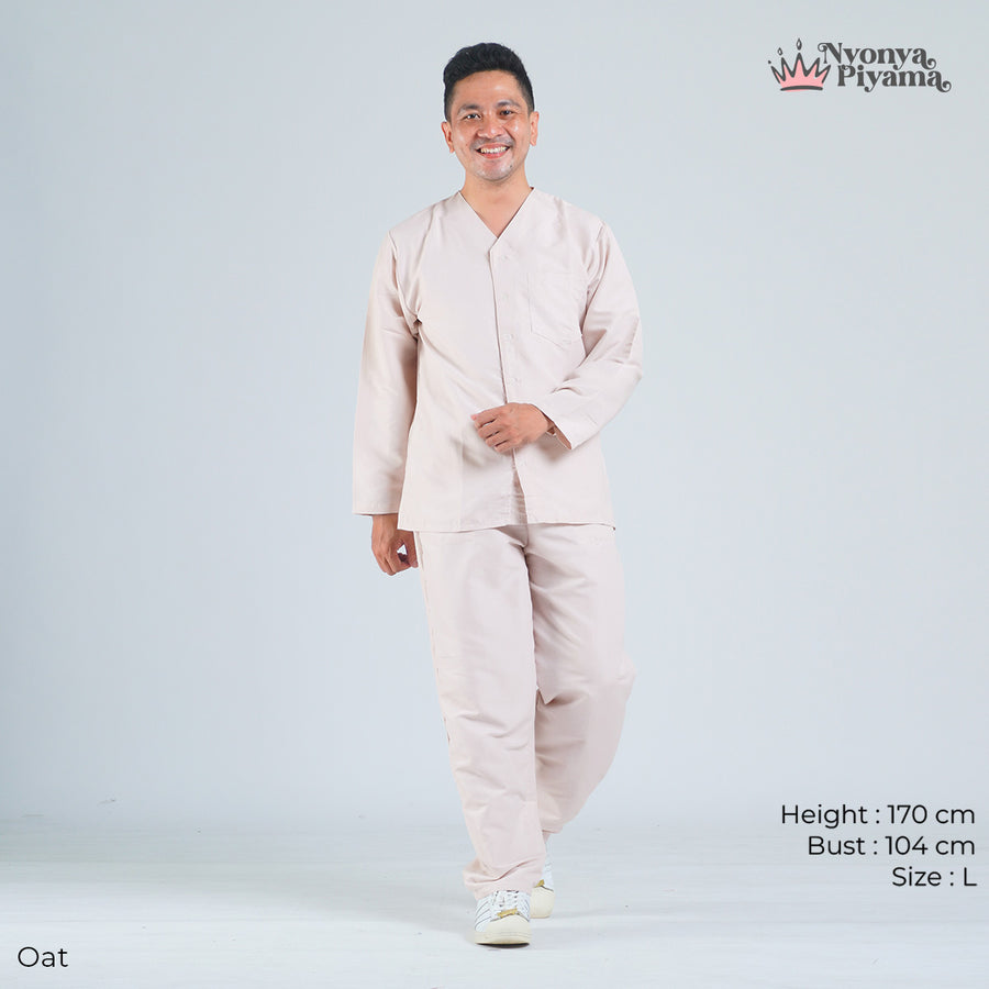 Cozy Series - Piyama Pria Set Lengan Panjang