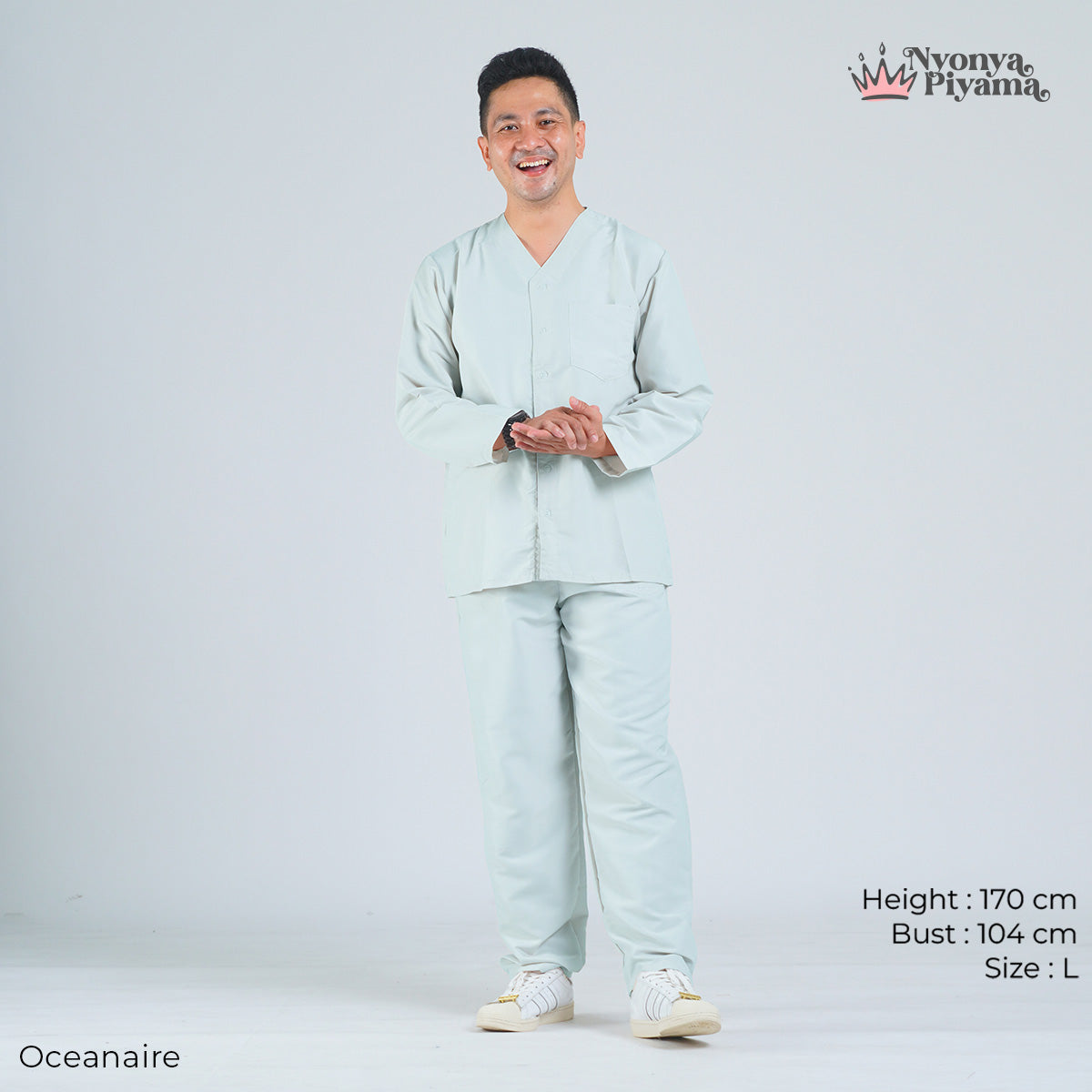 Cozy Series - Piyama Pria Set Lengan Panjang