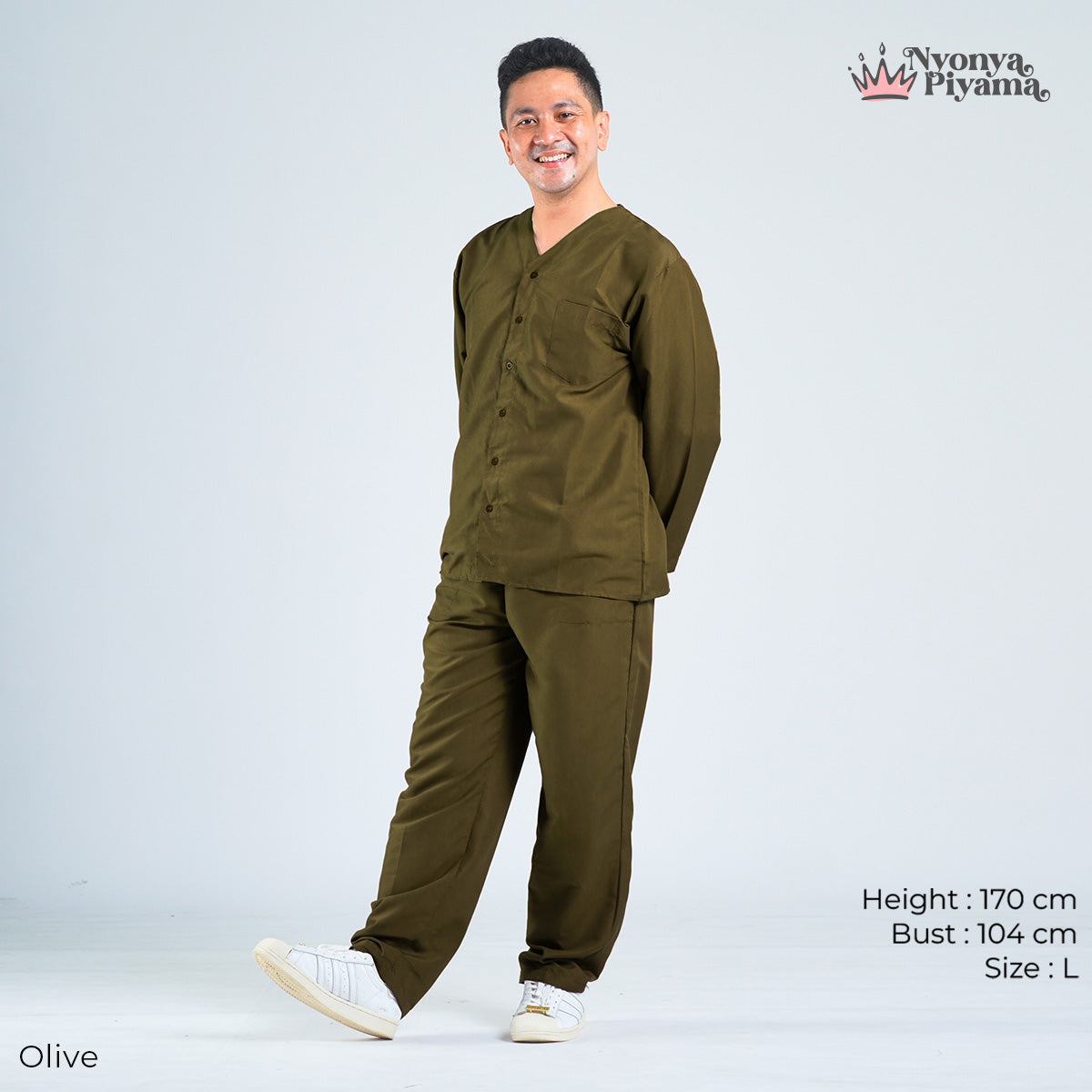 Cozy Series - Piyama Pria Set Lengan Panjang