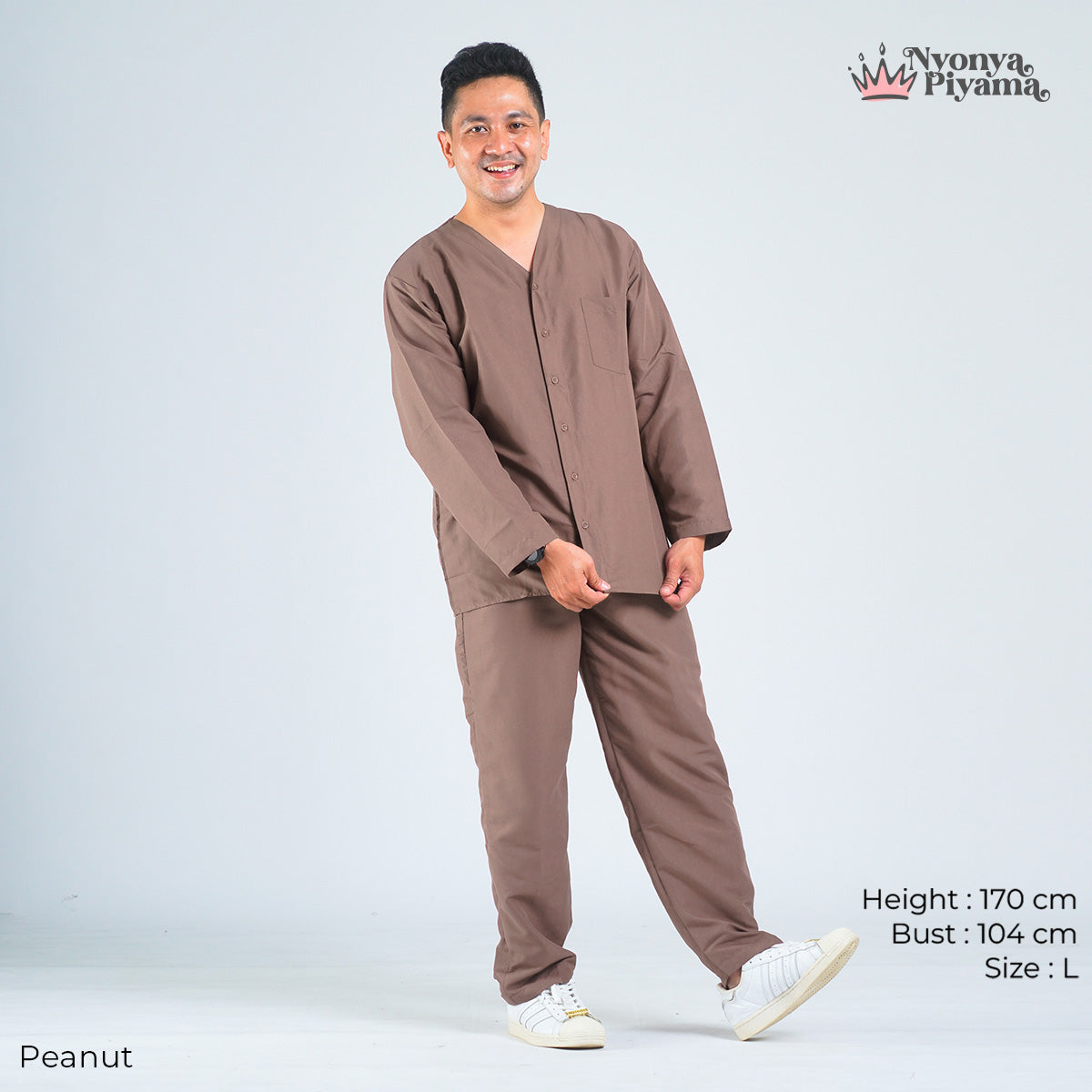Cozy Series - Piyama Pria Set Lengan Panjang