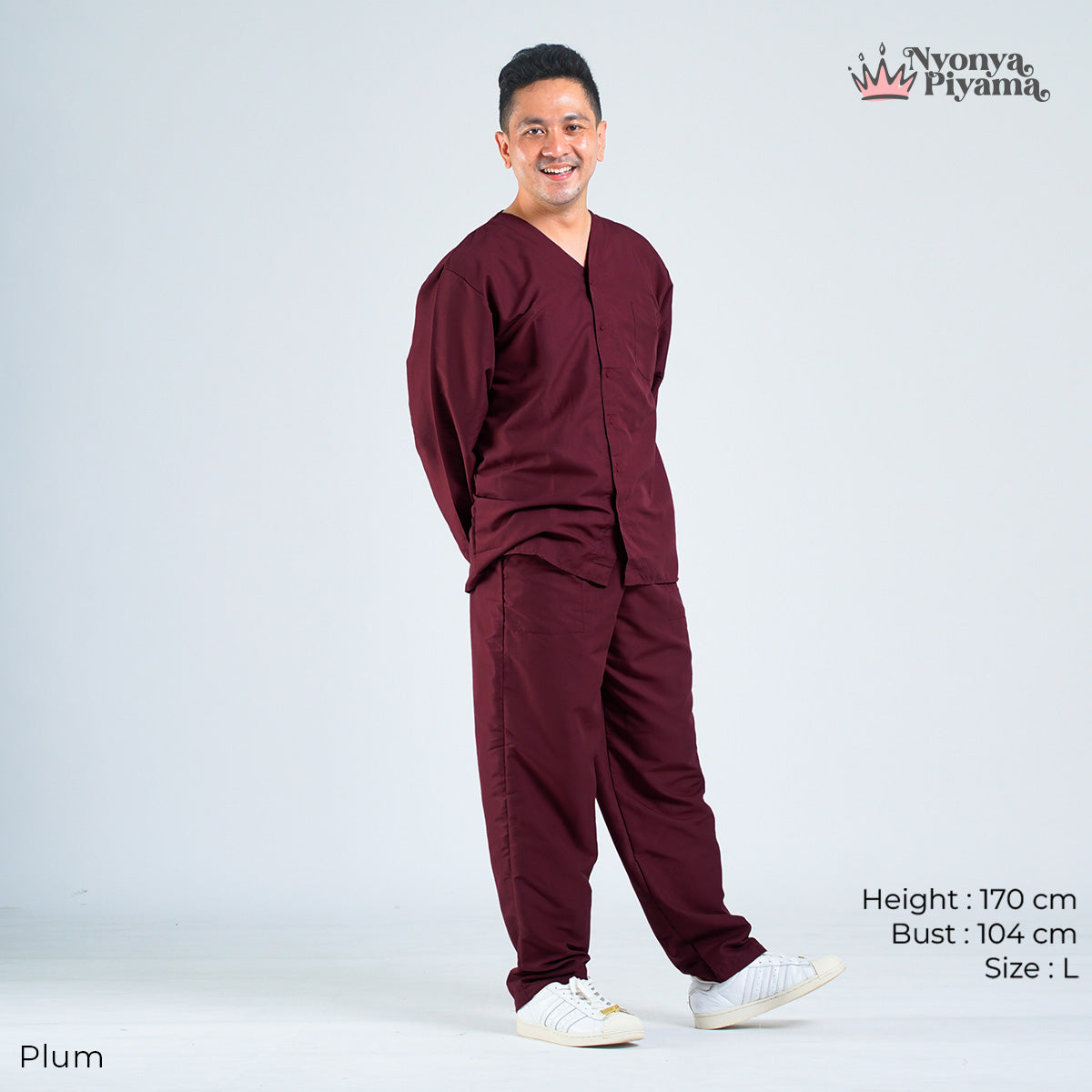 Cozy Series - Piyama Pria Set Lengan Panjang