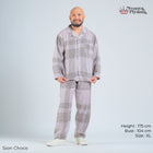 Classic Katun Sion Choco - Piyama Pria Set