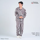Classic Poly Rayon Robyn Series - Piyama Pria Set Lengan Panjang