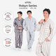 Classic Poly Rayon Robyn Series - Piyama Pria Set Lengan Panjang