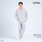 Classic Poly Rayon Robyn Series - Piyama Pria Set Lengan Panjang