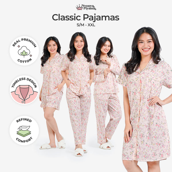 Classic Pajamas Katun Set - Velove