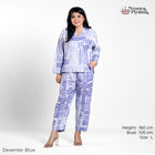 Comfy Katun Deventer Blue - Piyama Set