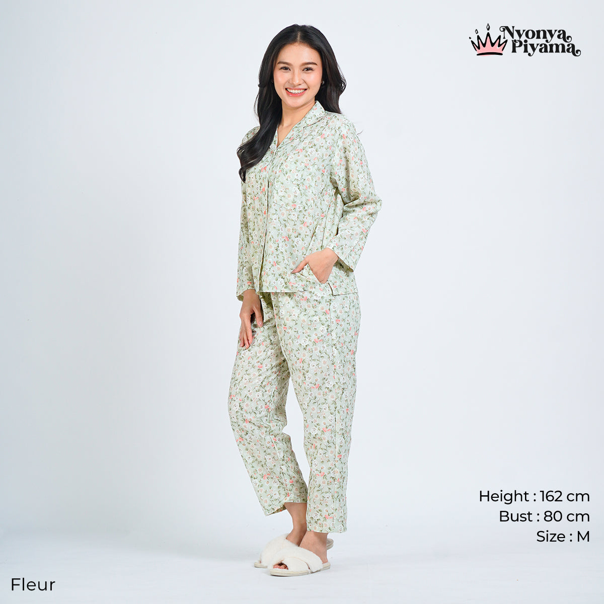 Comfy Pajamas Cotton Set - Fleur