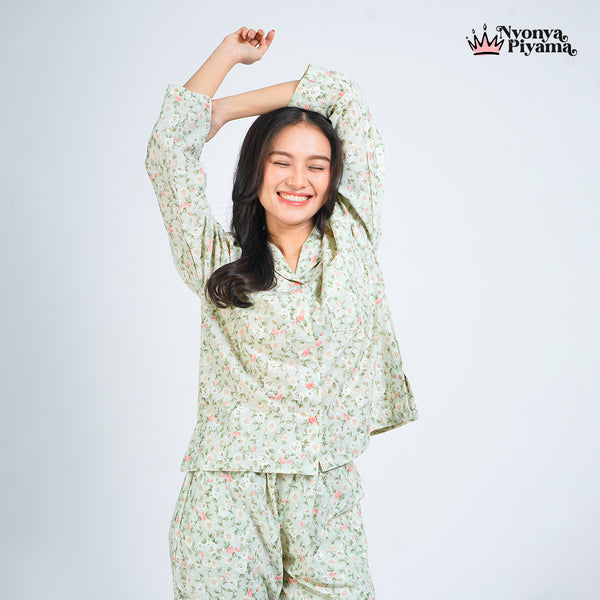 Comfy Pajamas Cotton Set - Fleur