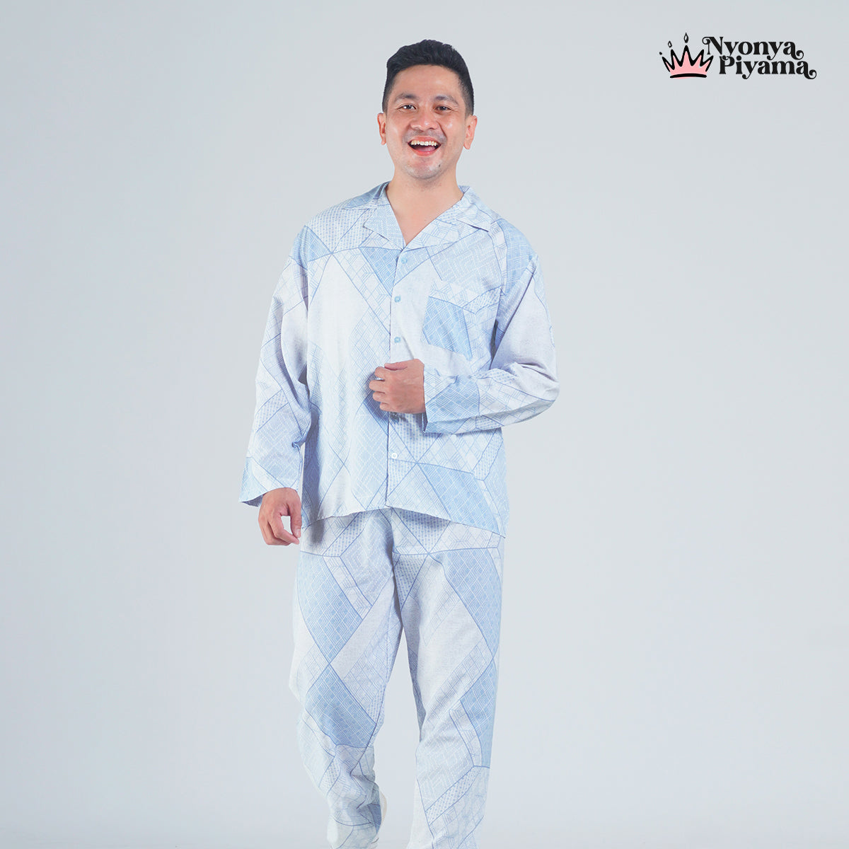 Classic Katun Edward - Piyama Pria Set