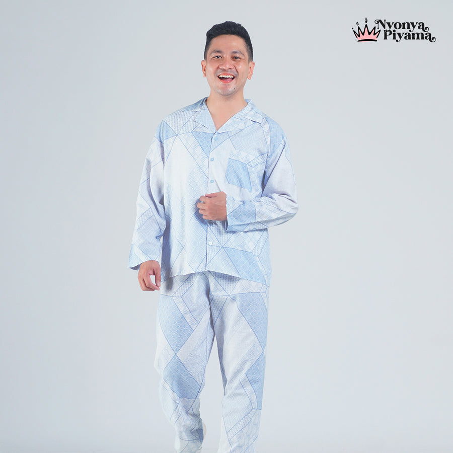 Classic Katun Edward - Piyama Pria Set