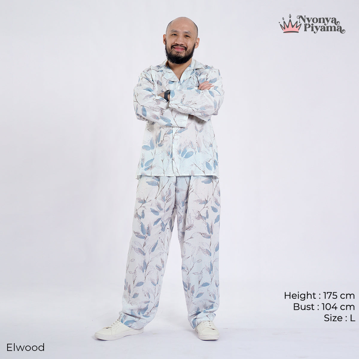 Classic Katun Elwood - Piyama Pria Set